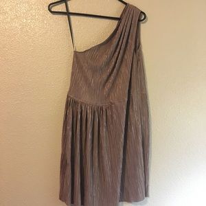 Bcbg one shoulder dress
